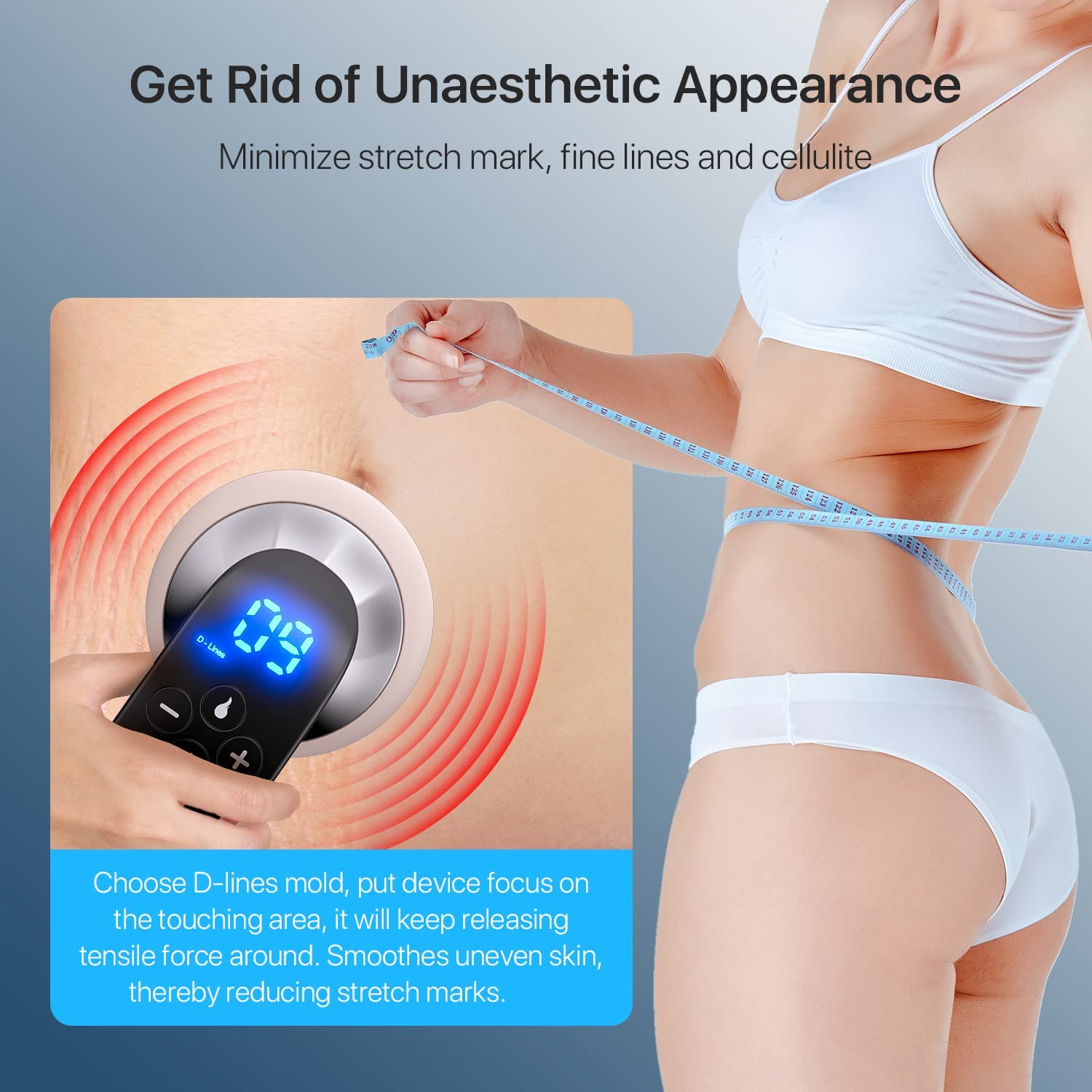 Body Sculpting Machine, Cellulite Massager With Wireless Handheld